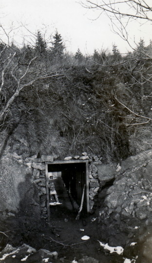 German dugout near St Marie France - Nov 1944